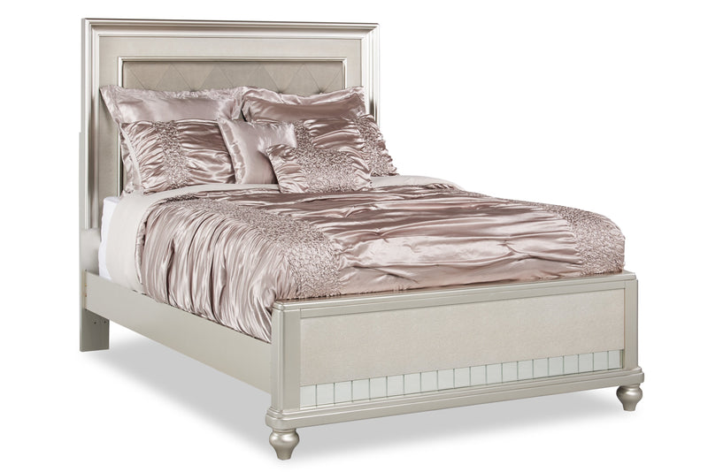 Beatrice 7-Piece King Comforter Set - Taupe