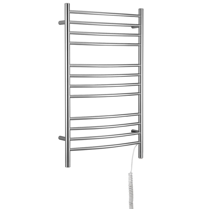 Ancona Lustra Dual 12 Curved-Bar Hardwired and Plug-In Towel Warmer - AN-5342 