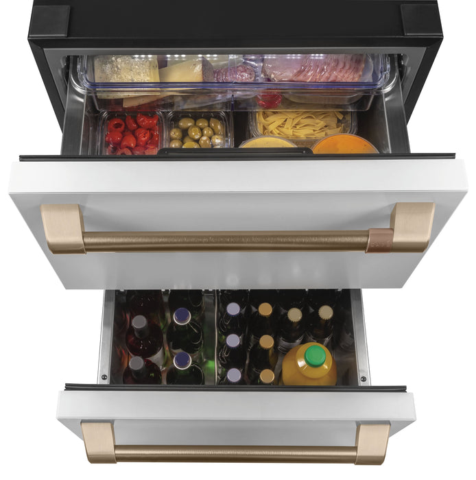 Café 5.7 Cu. Ft. Built-In Dual-Drawer Refrigerator - CDE06RP4NW2