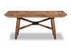 Cedar Dining Table, Pine Wood, Trestle-Base, 72.07\"W - Brown 