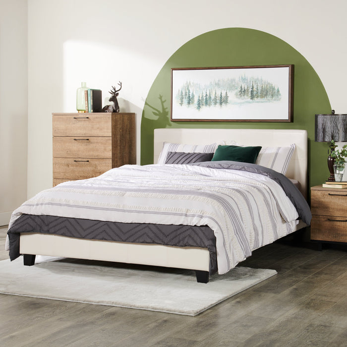 Chase Full Bed - White