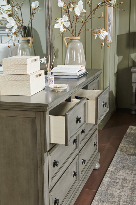 Chelsea Bedroom 7-Drawer Dresser, 60\"W x 38\"H - Grey