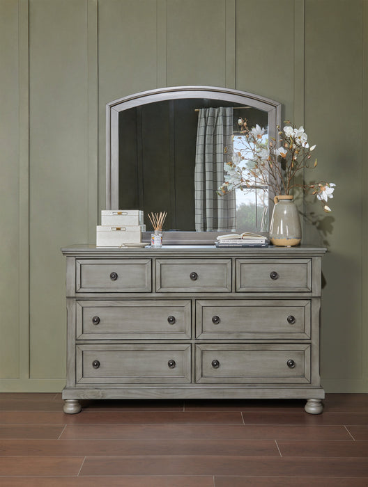 Chelsea Bedroom 7-Drawer Dresser, 60\"W x 38\"H - Grey