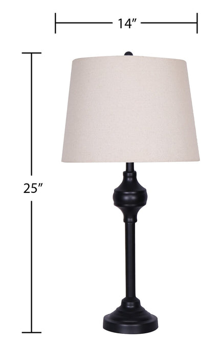 Ciara 3-Piece Floor and Two Table Lamps Set