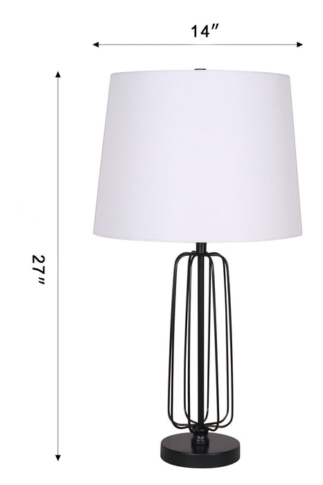 Clare 2-Piece Table Lamp Set with USB Port