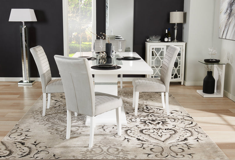 Clary Accent Cabinet - White