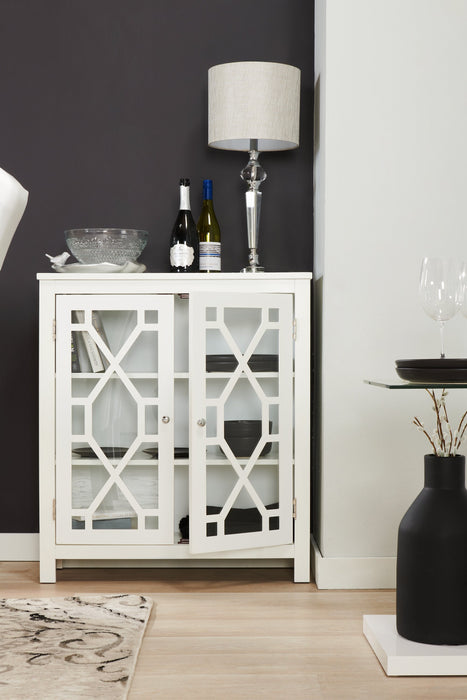 Clary Accent Cabinet - White