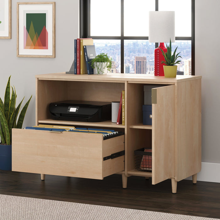 Clifford Place 44.06\" Commercial Grade Small Credenza - Natural Maple