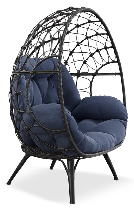 Coco Egg Outdoor Patio Chair - Blue