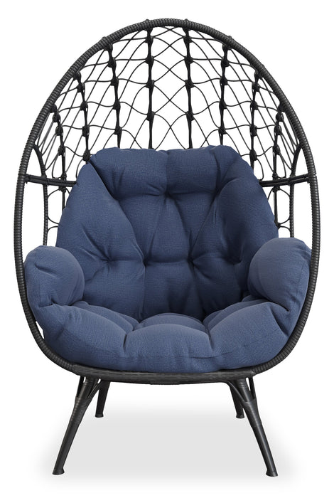 Coco Egg Outdoor Patio Chair - Blue