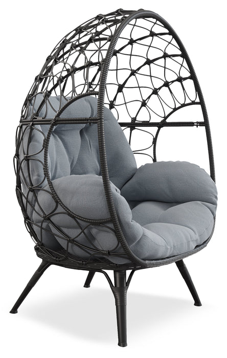 Coco Egg Outdoor Patio Chair - Grey