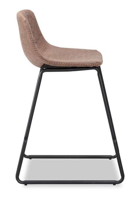 Coty Counter-Height Chair - Brown