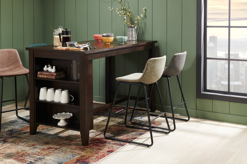 Coty Counter-Height Chair - Grey