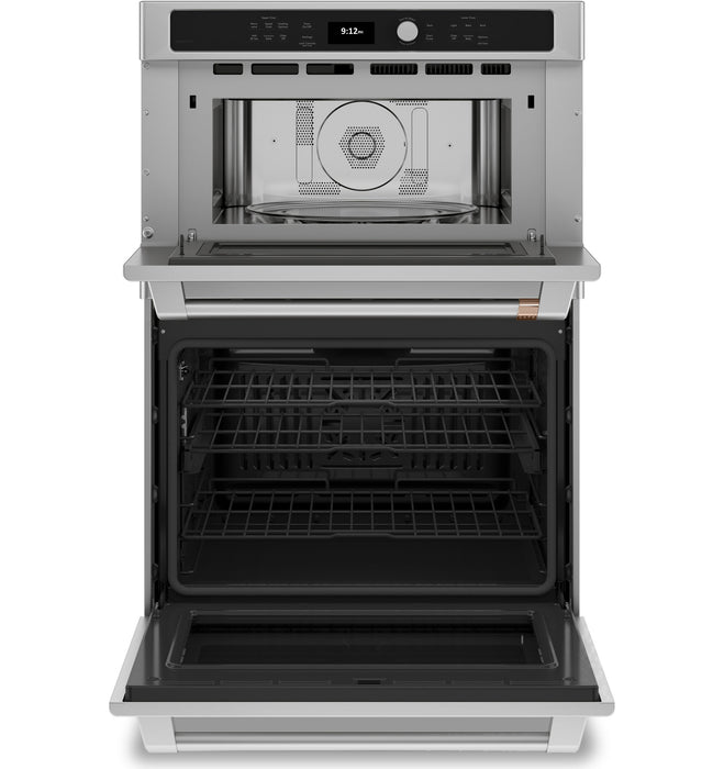 Café 6.7 Cu. Ft. Combination Double Wall Oven - CTC912P2NS1