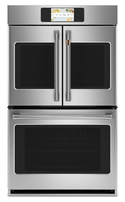 Café Professional Series 30\" Smart Built-In French-Door Double Wall Oven - CTD90FP2NS1