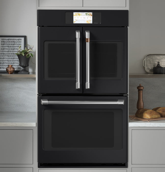 Café Professional Series 30\" Smart Built-In French-Door Double Wall Oven - CTD90FP3ND1
