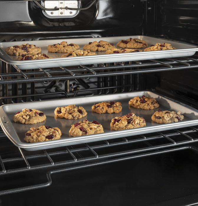Café Professional Series 30\" Smart Built-In French-Door Double Wall Oven - CTD90FP4NW2