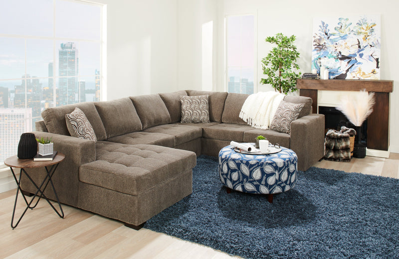 Sofa Lab The Curve Ottoman - Midnight