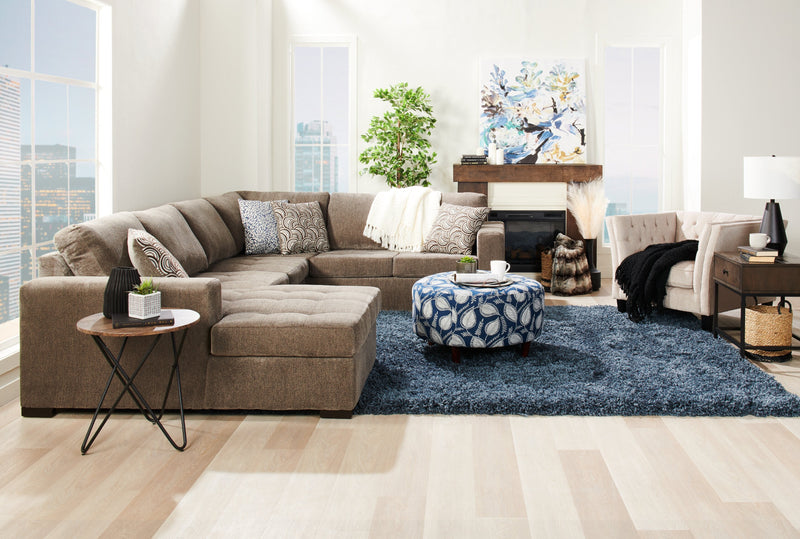 Sofa Lab The Curve Ottoman - Midnight