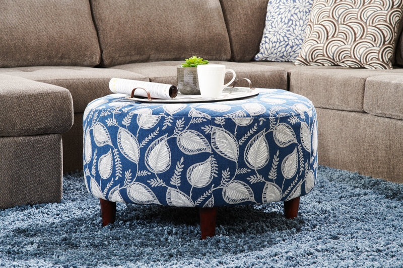 Sofa Lab The Curve Ottoman - Midnight