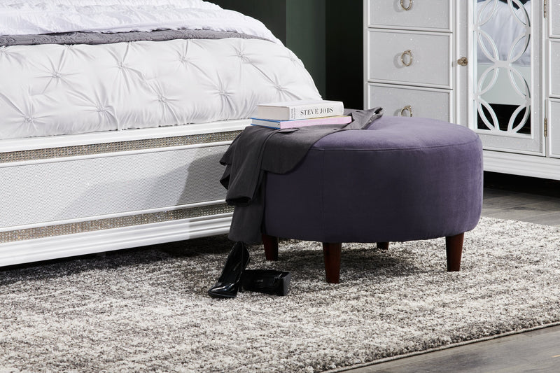 Sofa Lab The Curve Ottoman - Granite