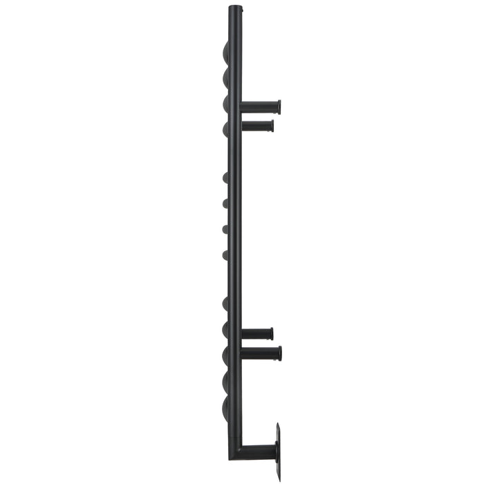 Ancona Svelte Rounded 13-Bar Hardwired Towel Warmer with Wall Countdown Timer - AN-5424-TWCD01 