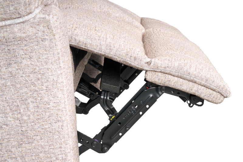 Canadian Made Dawson 40\" Fabric Power Reclining Chair with USB Port - Beige