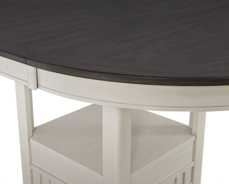 Dena Dining Table - White and Grey