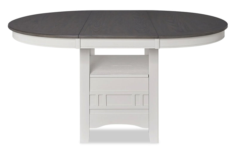 Dena Dining Table - White and Grey