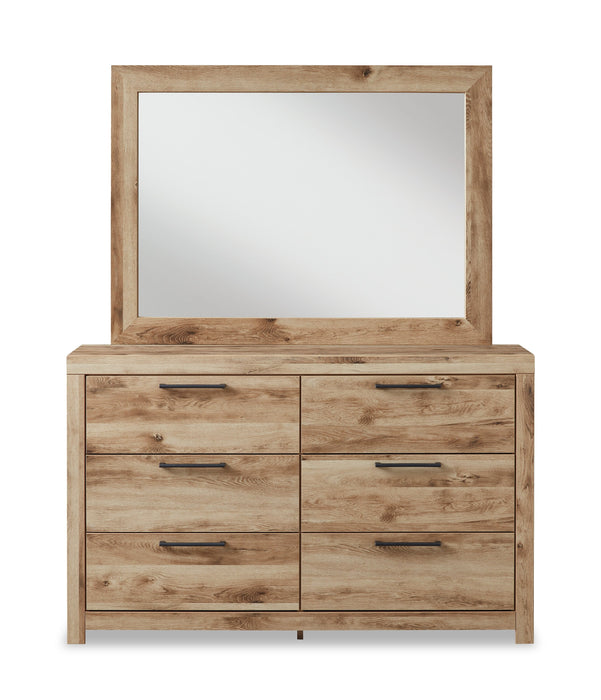 Derekson Bedroom 6-Drawer Dresser, 58.7\"W x 36.4\"H - Natural 