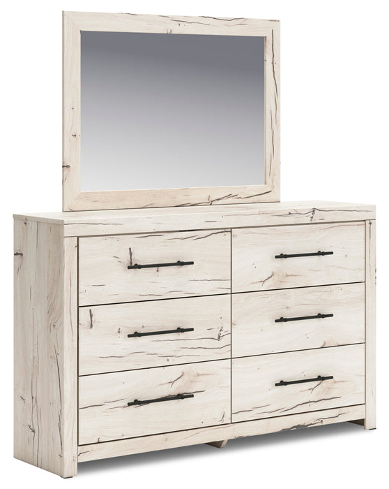 Derekson Bedroom Dresser Mirror - White