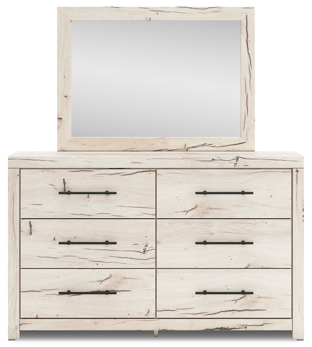 Derekson Bedroom Dresser Mirror - White