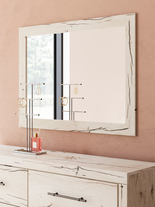Derekson Bedroom Dresser Mirror - White