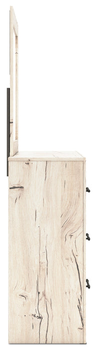 Derekson Bedroom Dresser Mirror - White