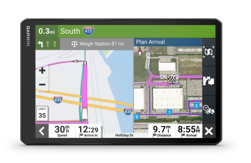 Garmin Dēzl™ Otr1010 10\" Truck Gps Navigator - Dash Cam With Custom Routing And 10” Touchscreen Disp