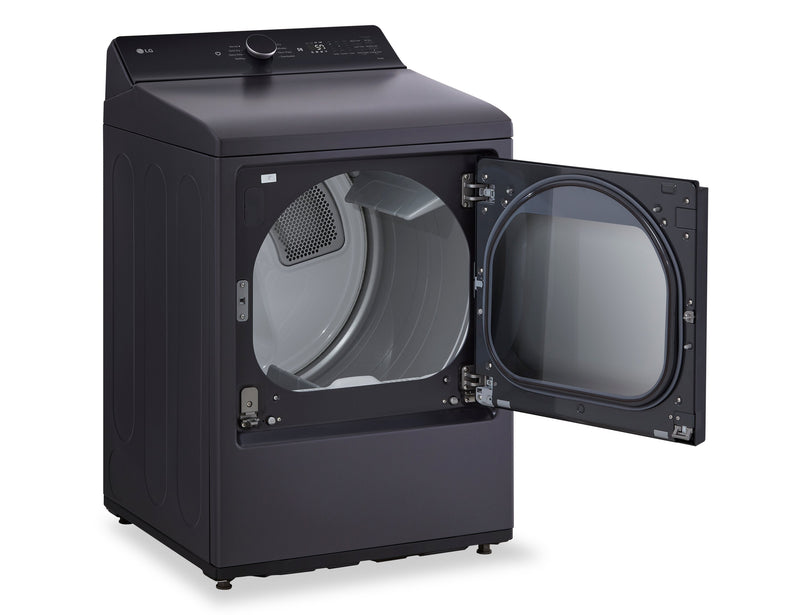 LG 6.1 Cu. Ft. Top-Load Washer with EasyUnload™ and 7.3 Cu. Ft. Electric Dryer with EasyLoad™ - Black