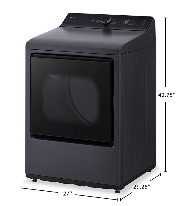 LG 7.3 Cu. Ft. Smart Ultra-Capacity Electric Dryer with EasyLoad™ Door - DLE8400BE