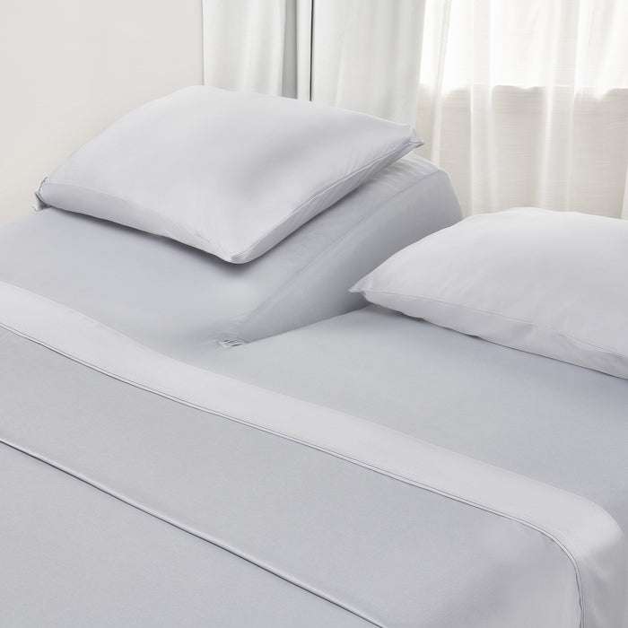 BEDGEAR Dri-Tec® 5-Piece King Split Sheet Set - Light Grey