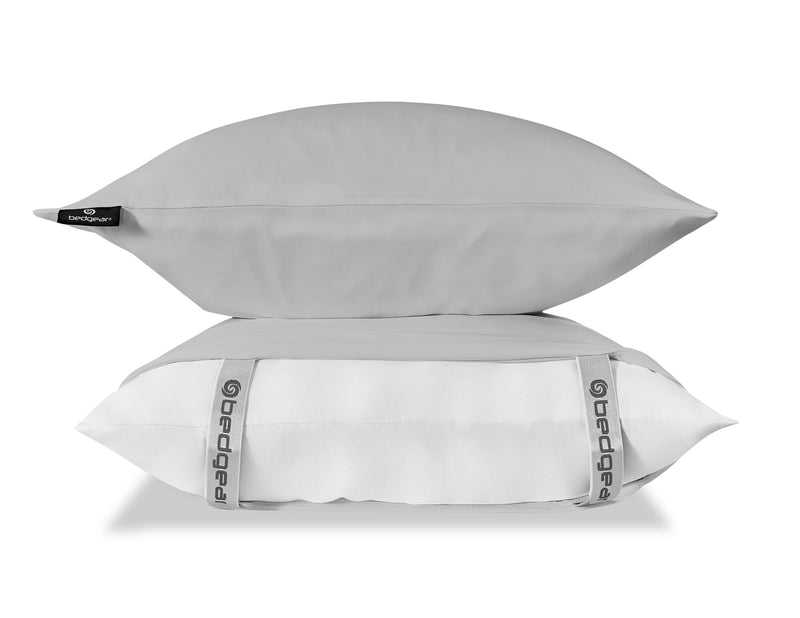 BEDGEAR Dri-Tec® 5-Piece King Split Sheet Set - Light Grey