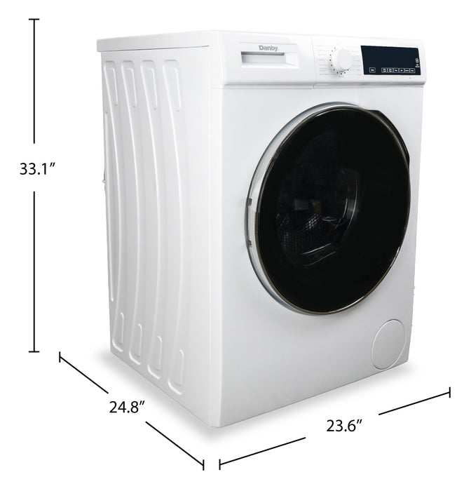 Danby 2.2 Cu. Ft. Stackable Compact Front-Load Washer with Steam - White - DWM022D3WDB