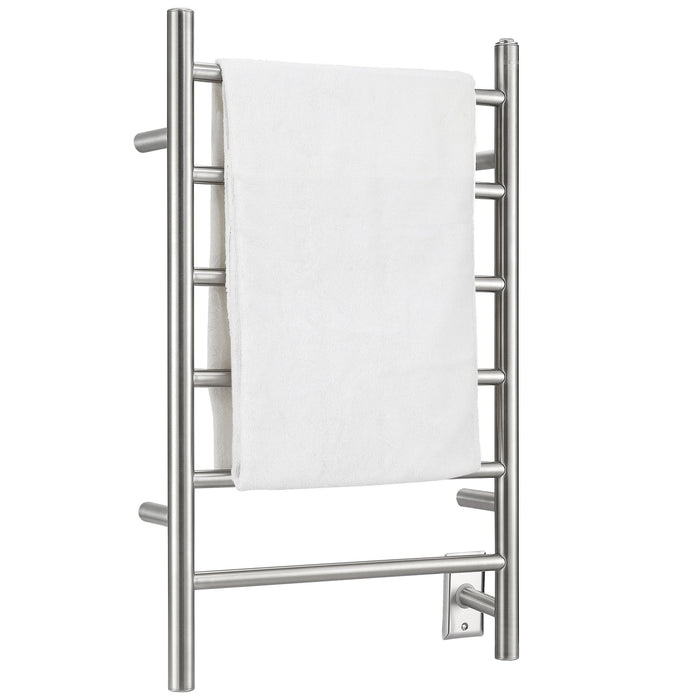 Ancona Comfort Dual 6-Bar Hardwired and Plug-In Towel Warmer - AN-5307 