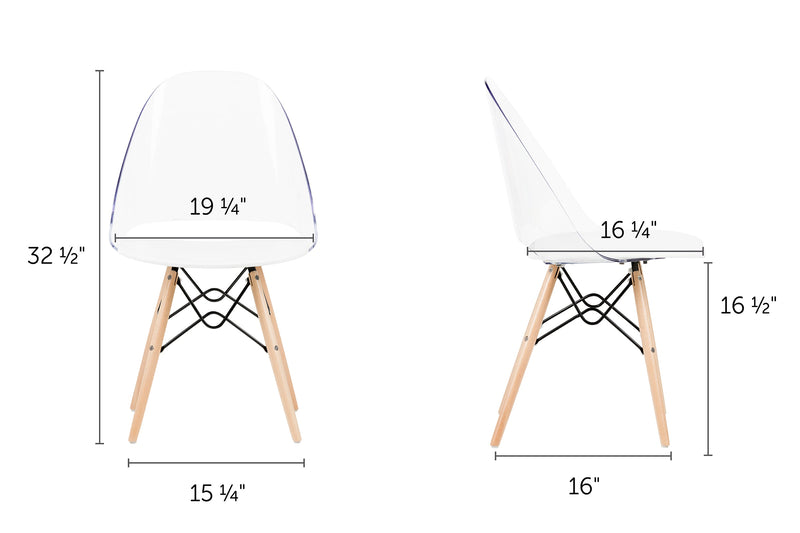 Annexe Eiffel Style Office Chair - Pure White 