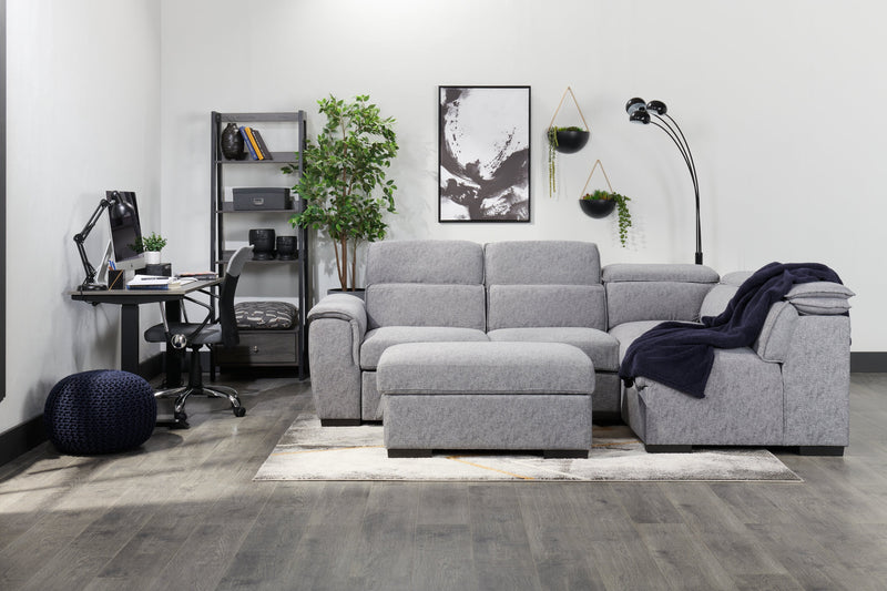 Eden Ladder-Style Bookcase - Grey 
