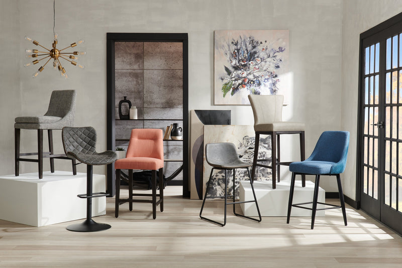 Eden Counter-Height Stool - Blue
