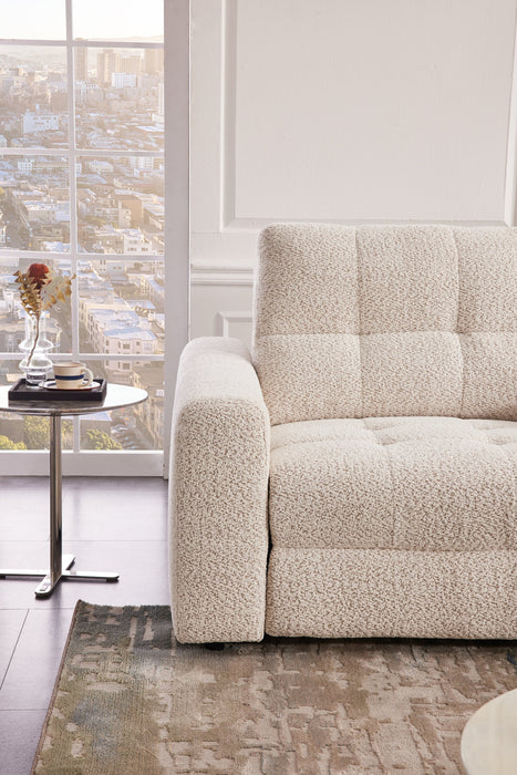 Scott Living Elevate Modular 6-Piece Right-Facing Chenille Fabric Sectional with Power Reclining - Beige 
