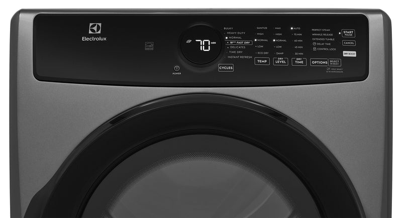 Electrolux 8 Cu. Ft. Gas Dryer - Titanium - ELFG7437AT 