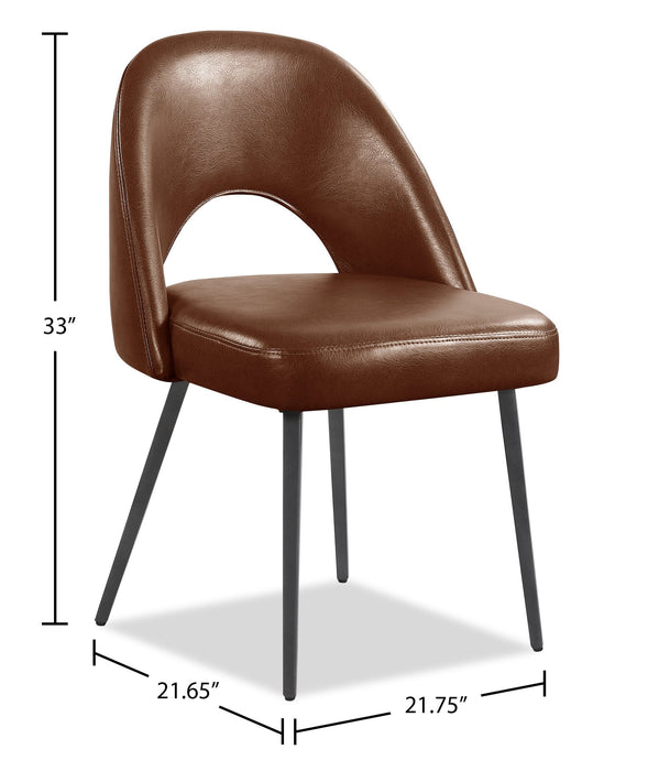 Elijah Dining Chair - Brown