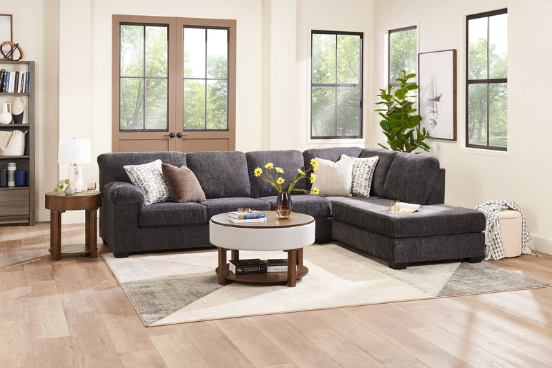 Elroy Coffee Table with Lift Top - Dark Brown