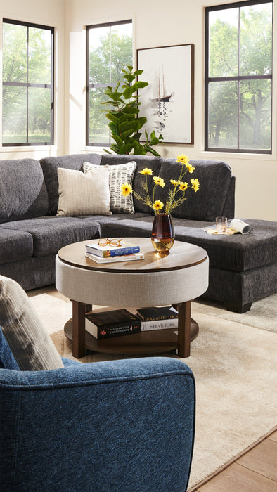 Elroy Coffee Table with Lift Top - Dark Brown