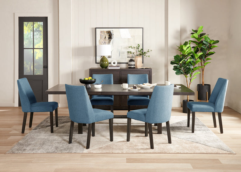 Emery Upholstered Dining Chair - Blue